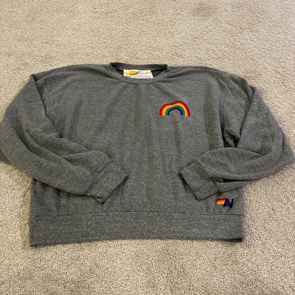Aviator nation crew neck sweatshirt size xs